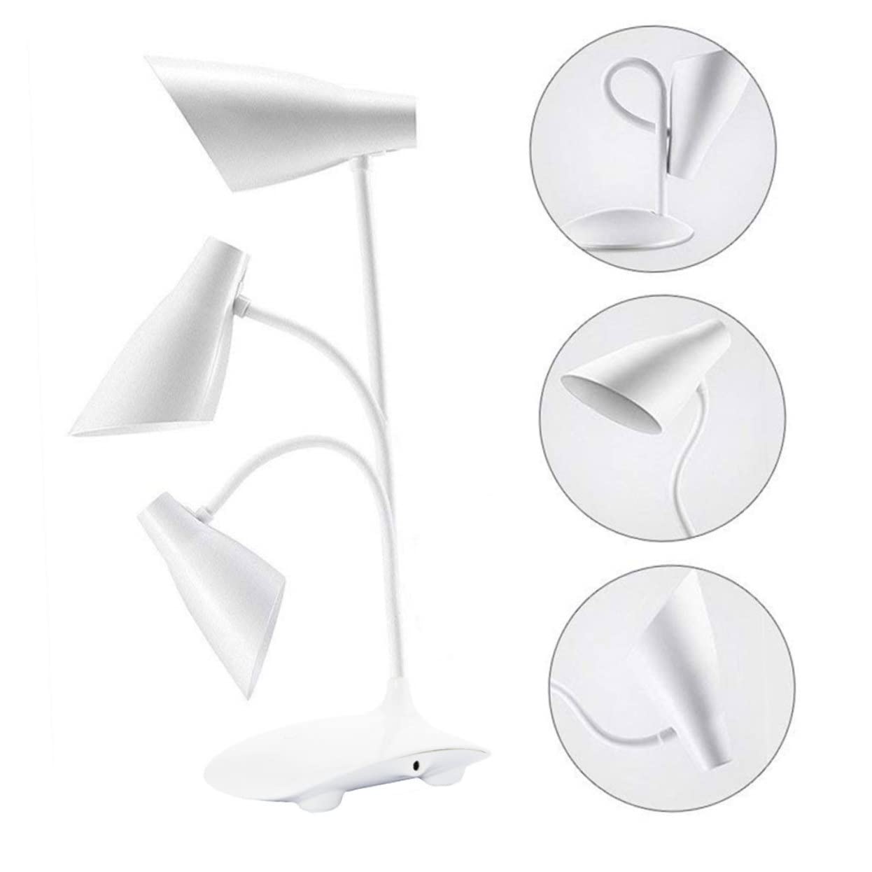 LÁMPARA INALÁMBRICA LED PORTÁTIL TÁCTIL ESCRITORIO RONDON - 5