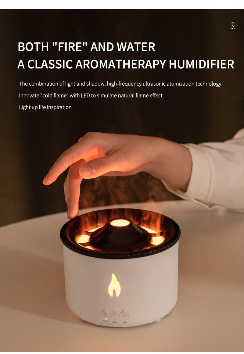 HUMIDIFICADOR AIRE ULTRASÓNICO USB DIFUSOR AROMA RONDON - 6