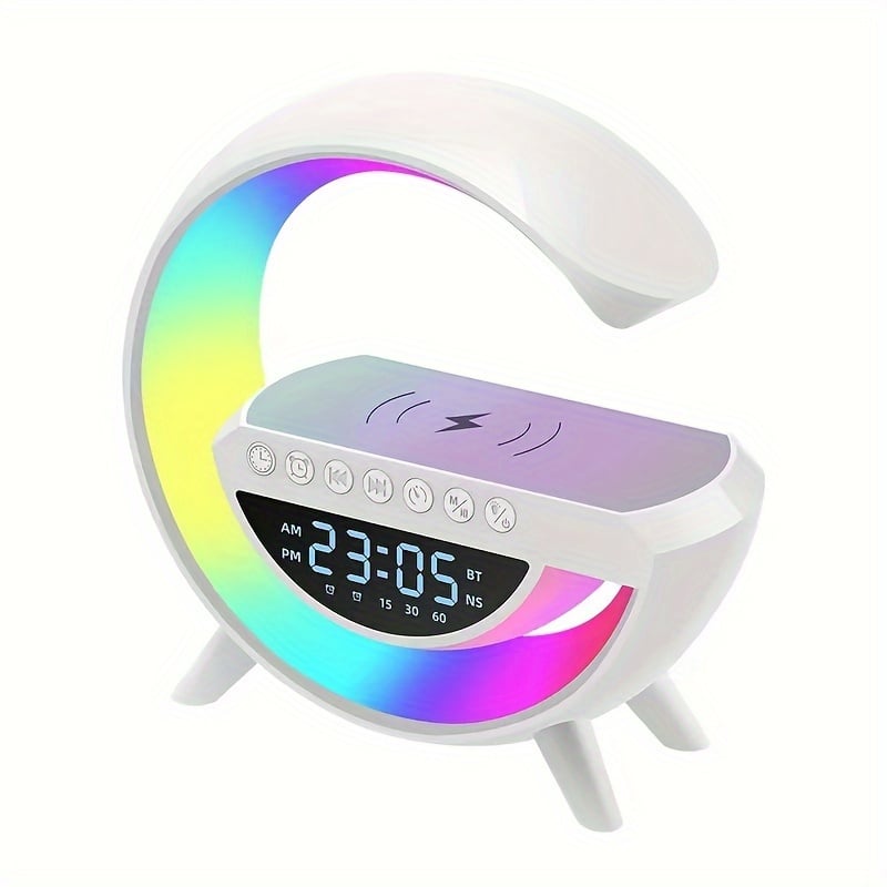 ALTAVOZ BLUETOOTH RELOJ DIGITAL LED ALTAVOCES HOGAR RONDON - 5