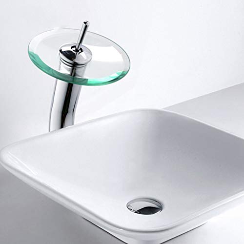 GRIFO LAVABO BAÑO MEZCLADOR AGUA CARCASA CIRCULAR RONDON - 2