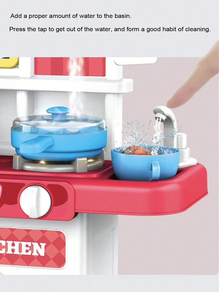 CONJUNTO JUGUETE COCINA MESA SIMULADA LUZ SONIDO RONDON - 6