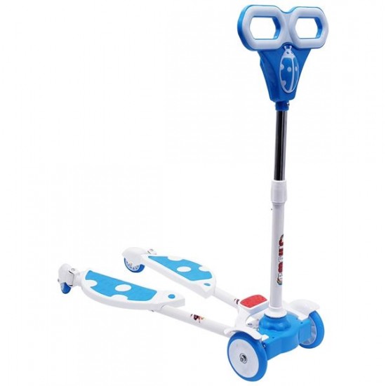 SCOOTER NIÑO NIÑA PATINETE 3 RUEDAS AJUSTABLE RUEDAS RONDON - 5