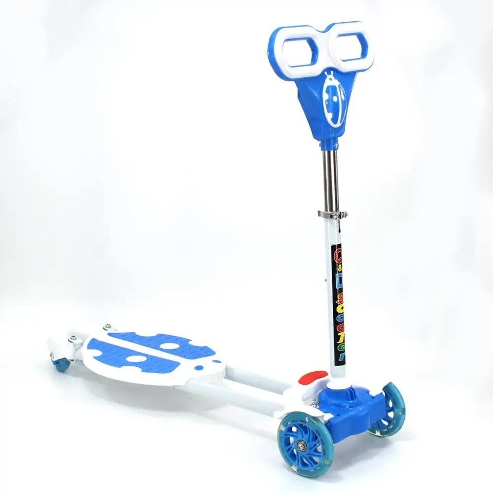 SCOOTER NIÑO NIÑA PATINETE 3 RUEDAS AJUSTABLE RUEDAS RONDON - 8