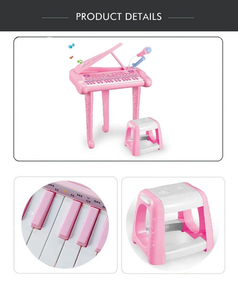 TECLADOS PIANO JUGUETE MULTIFUNCIONAL MÚSICA NIÑOS RONDON - 2