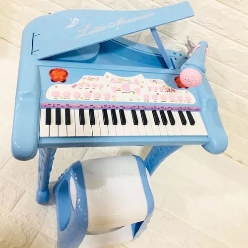 TECLADOS PIANO JUGUETE MULTIFUNCIONAL MÚSICA NIÑOS RONDON - 9