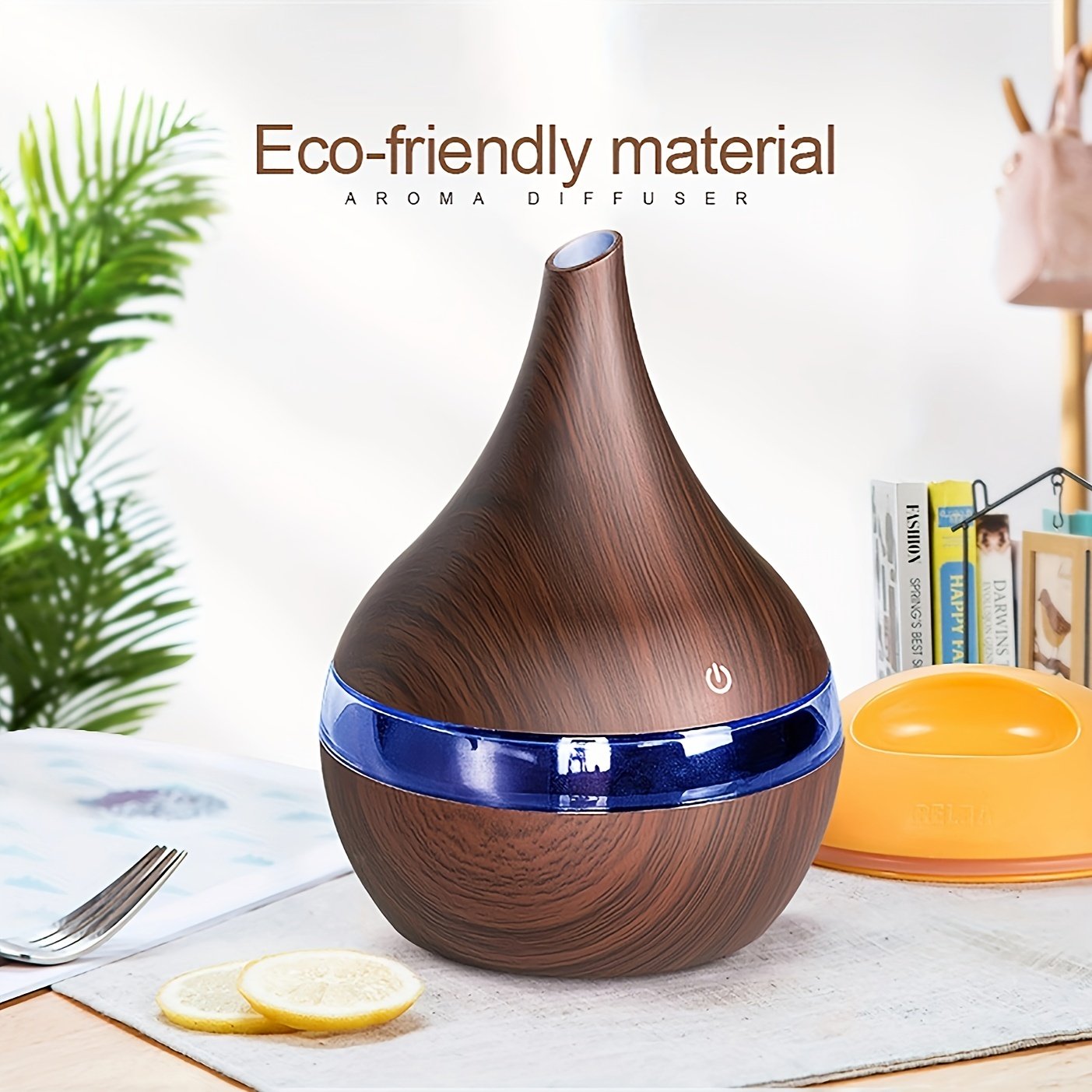 MINI HUMIDIFICADOR LED HUMEDAD SIETE COLORES LUZ LED RONDON - 6