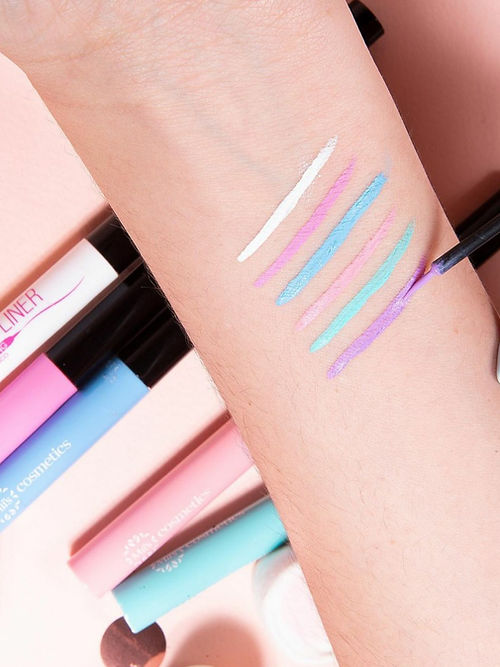 DELINEADOR OJOS COLORES PASTEL LIQUIDO PACK BELLEZA RONDON - 8