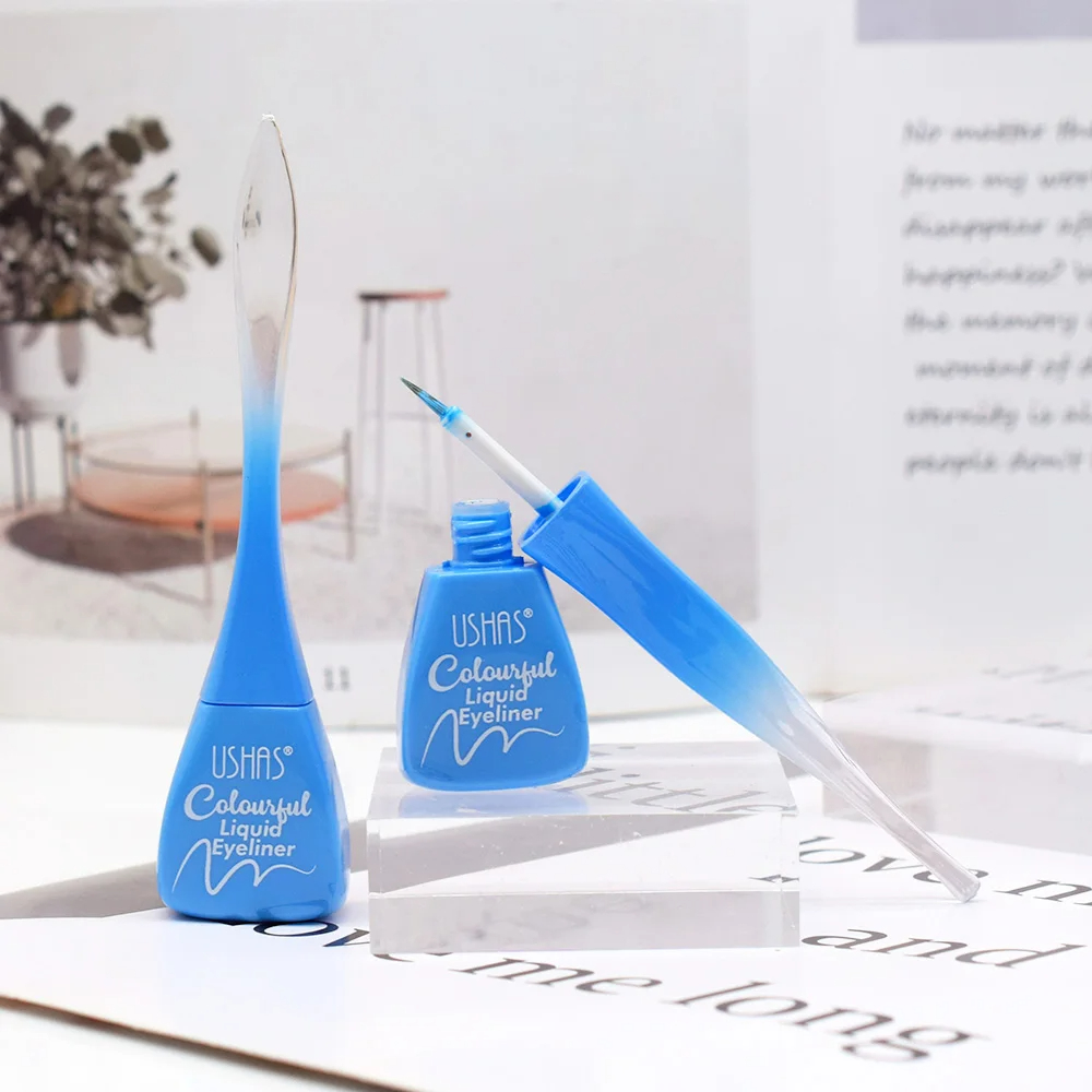 DELINEADOR OJOS LÍQUIDO COSMÉTICOS MAQUILLAJE ROSTRO RONDON - 8