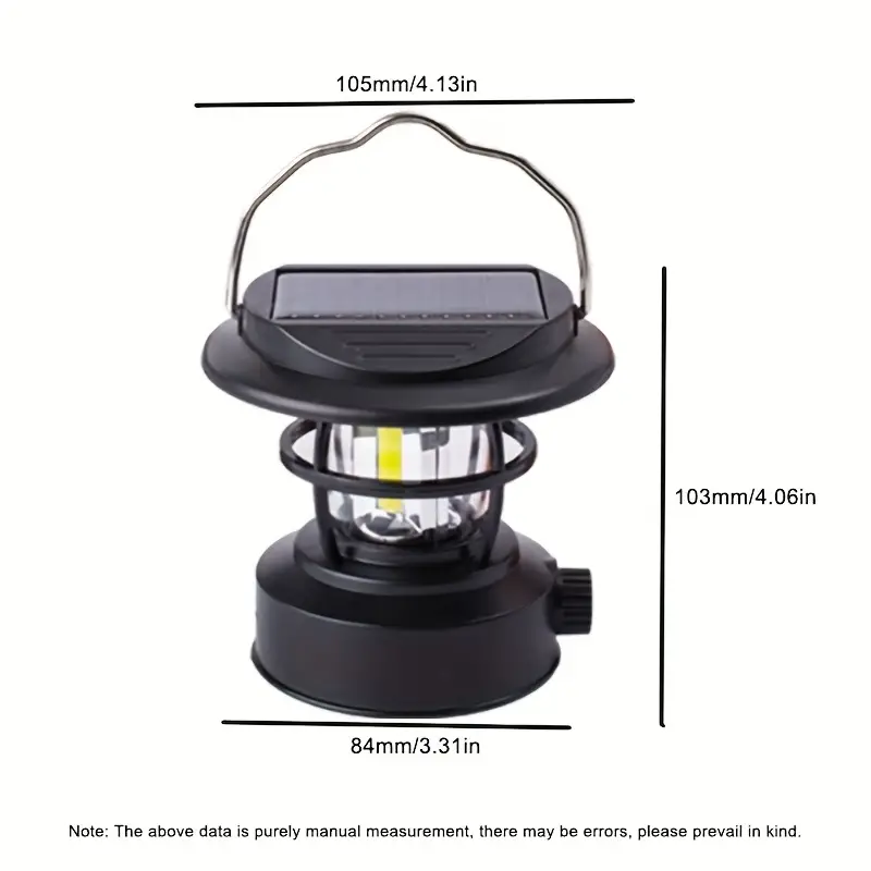 LUZ TIENDA CARGADA USB LINTERNA PORTÁTIL CAMPING RONDON - 2