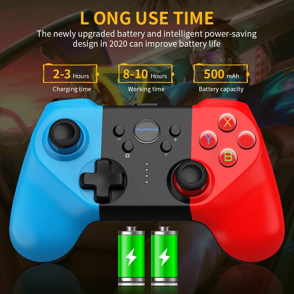 INALÁMBRICO CONTROL MANDO NINTENDO SWITCH GAMEPAD RONDON - 1