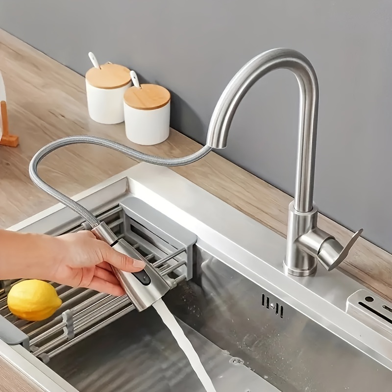 GRIFO COCINA SENSOR TÁCTIL MEZCLADOR EXTRAÍBLE 360 RONDON - 4