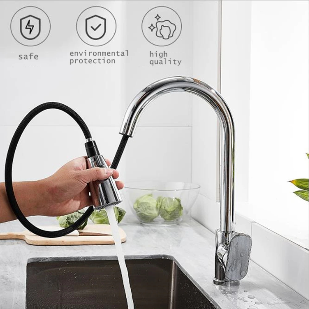 GRIFO COCINA SENSOR TÁCTIL MEZCLADOR EXTRAÍBLE 360 RONDON - 7