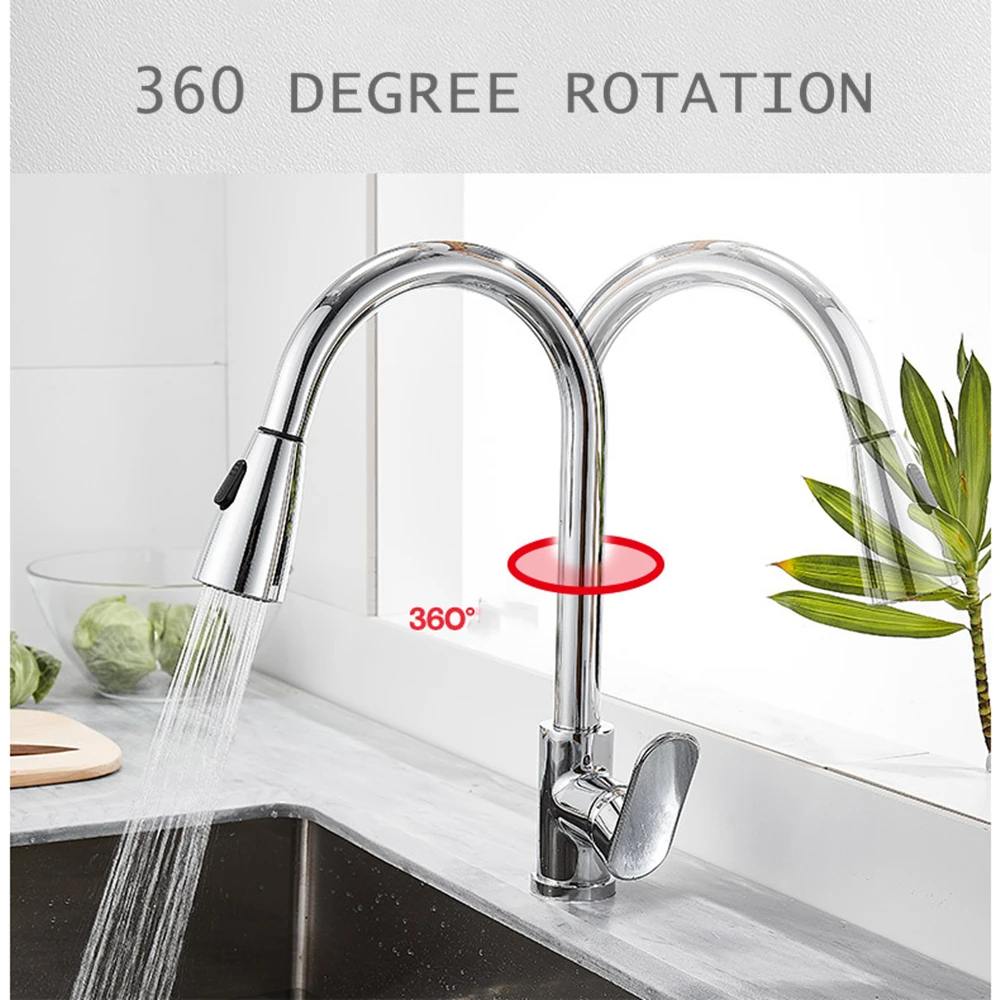 GRIFO COCINA SENSOR TÁCTIL MEZCLADOR EXTRAÍBLE 360 RONDON - 8