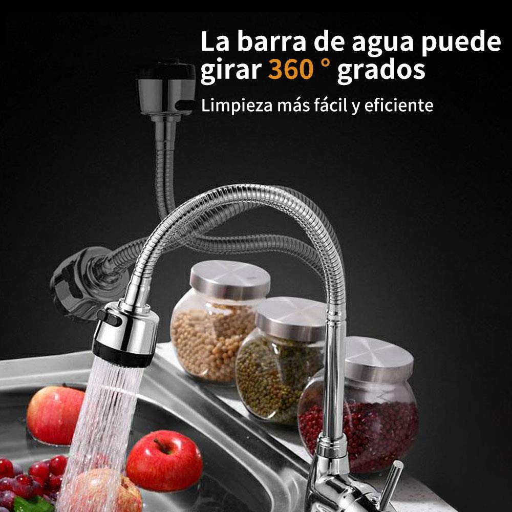 GRIFO COCINA FREGADERO MEZCLADOR AGUA GIRATORIOMANIJA RONDON - 9