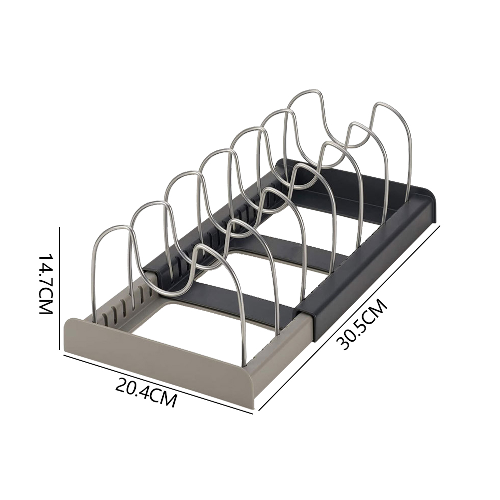 ESTANTE SECAR TAPAS ORGANIZADOR OLLAS SARTENES COCINA RONDON - 6