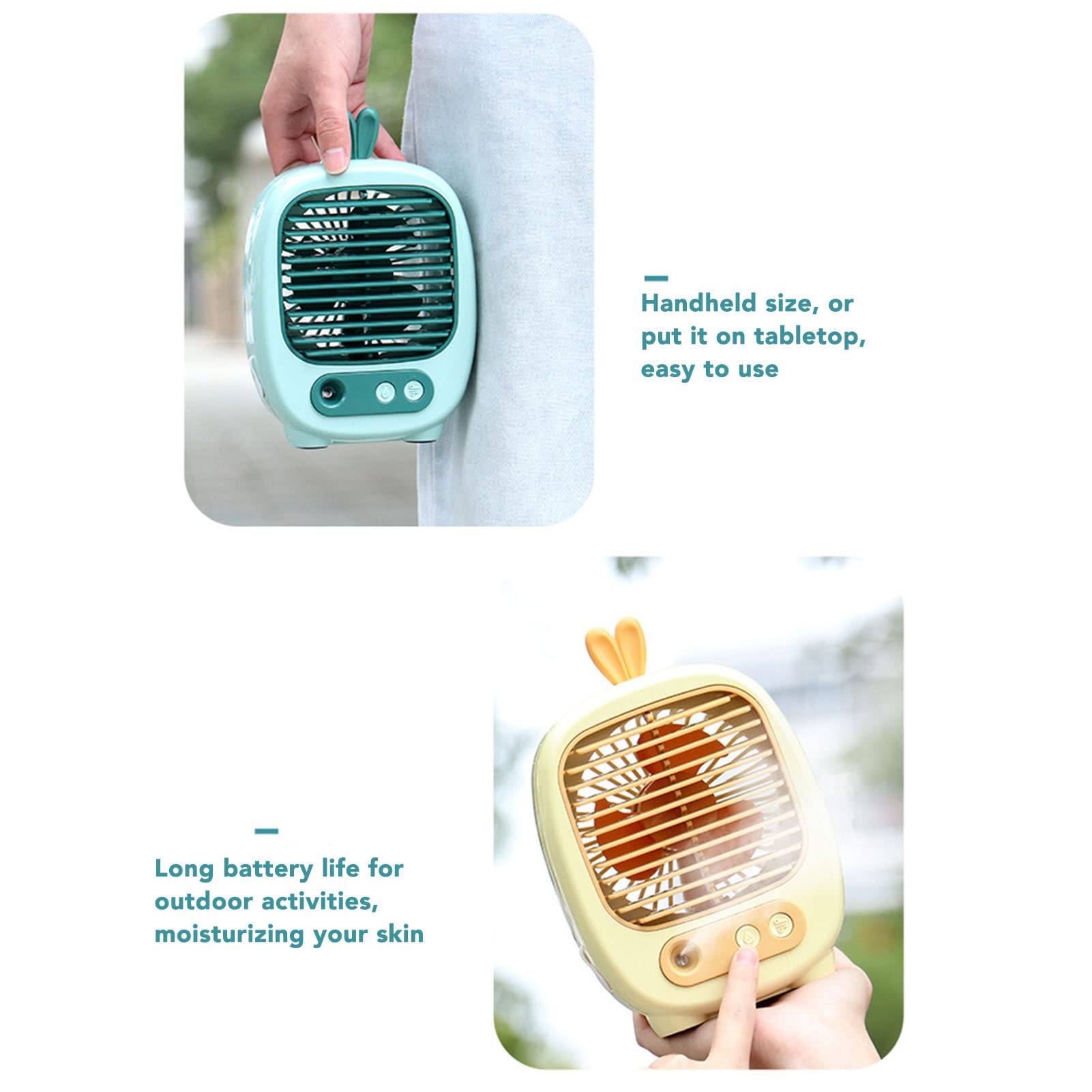 VENTILADOR ESCRITORIO MINI USB ENFRIAMIENTO HOGAR RONDON - 4