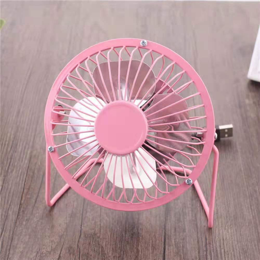 VENTILADOR SILENCIOSO GIRATORIO 360 USB VIAJES MESA RONDON - 4