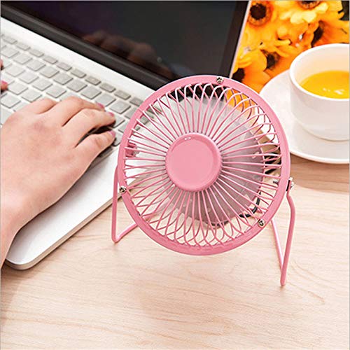 VENTILADOR SILENCIOSO GIRATORIO 360 USB VIAJES MESA RONDON - 5