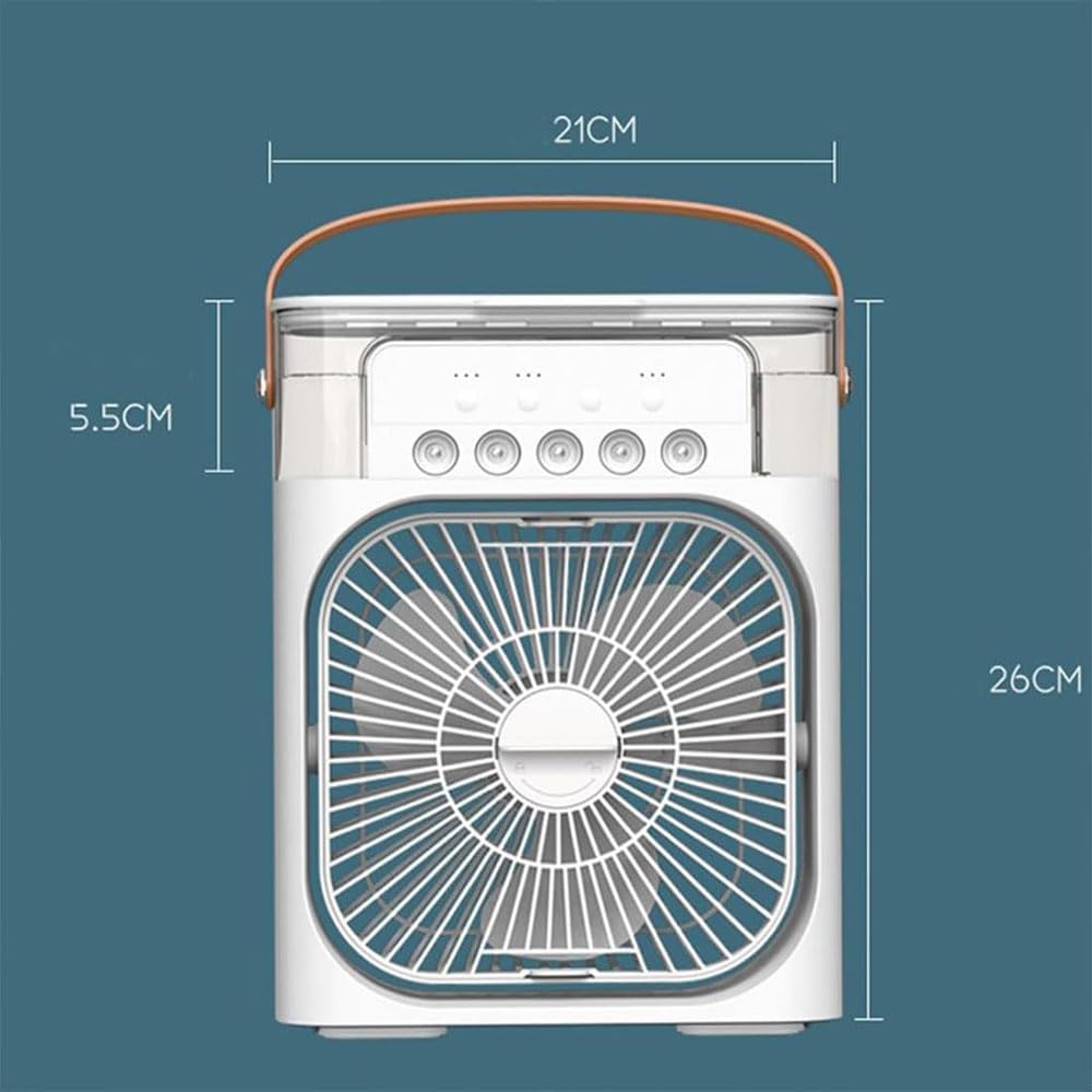 VENTILADOR ENFRIACION AIRE PORTATIL USB HABITACION RONDON - 5