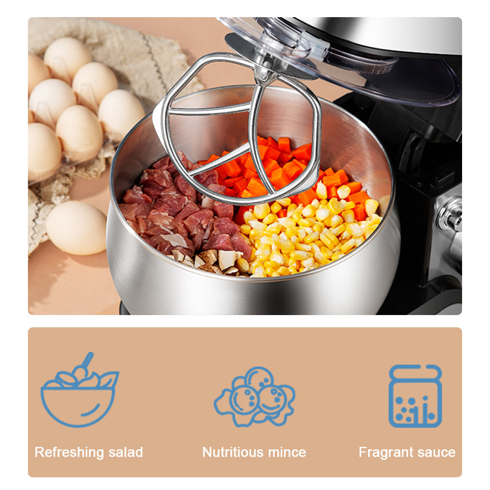 MEZCLADOR ELÉCTRICO COCINA MÁQUINA MEZCLADORA MASA RONDON - 6