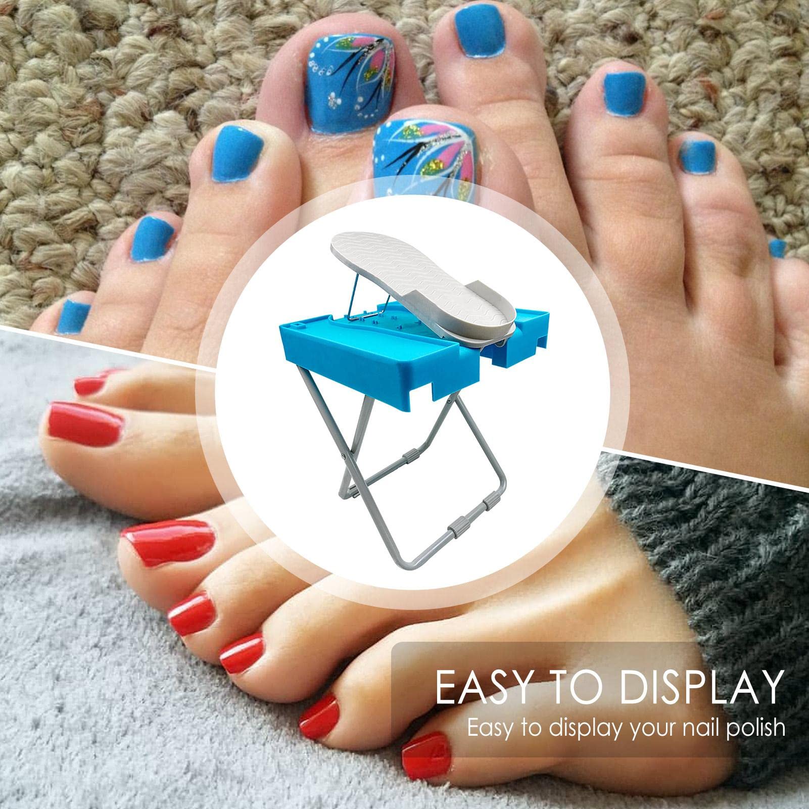 REPOSAPIÉS ANTIDESLIZANTE DISNEY PEDICURA LED RONDON VENTILADOR - 8