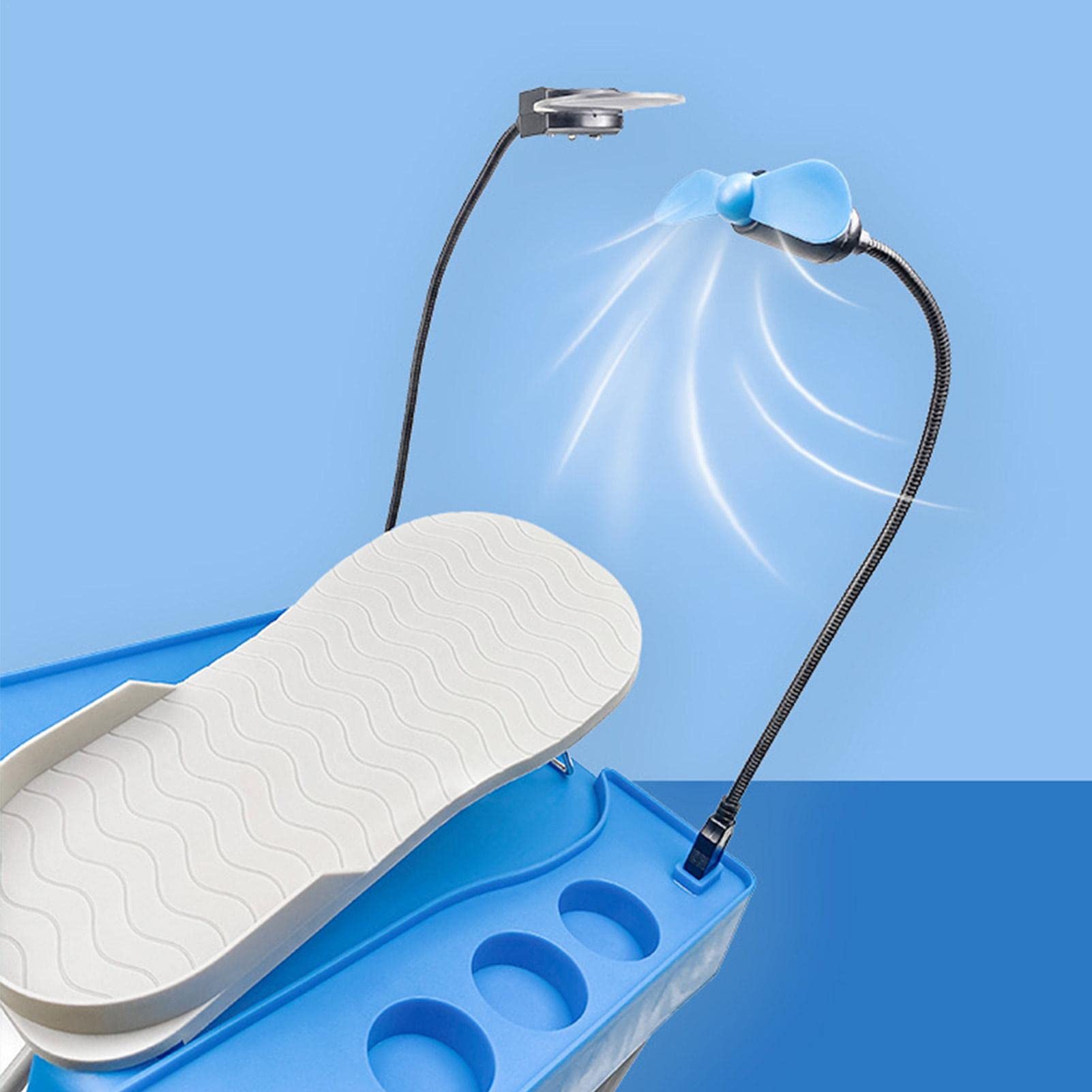 REPOSAPIÉS ANTIDESLIZANTE DISNEY PEDICURA LED RONDON VENTILADOR - 9