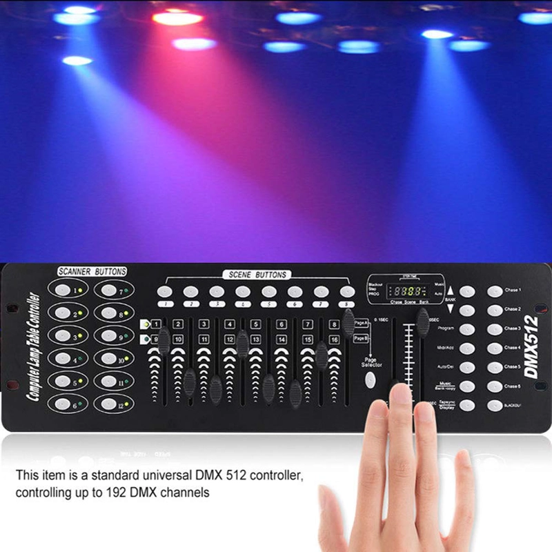 CONTROLADOR LUZ DJ ESCENARIO ILUMINACIÓN LED FIESTA RONDON - 3