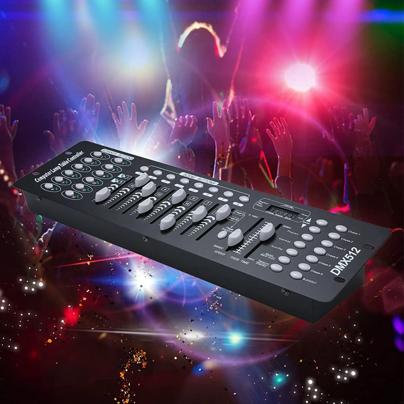 CONTROLADOR LUZ DJ ESCENARIO ILUMINACIÓN LED FIESTA RONDON - 5