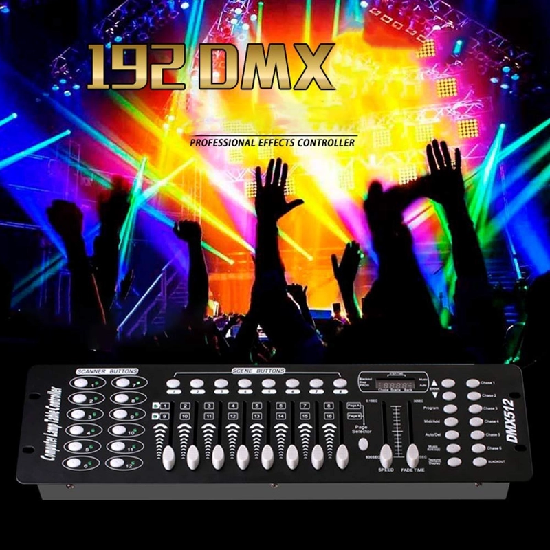 CONTROLADOR LUZ DJ ESCENARIO ILUMINACIÓN LED FIESTA RONDON - 8