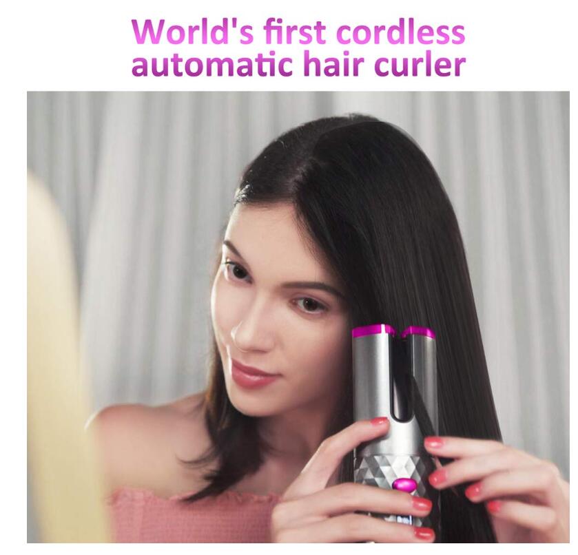 RIZADORA CABELLO AUTOMÁTICA SIN CABLE CERÁMICA RONDON - 1