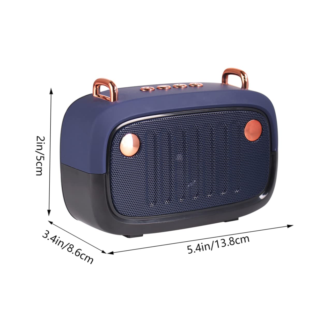 ALTAVOZ VINTAGE LIGERO TRANSPORTAR PORTÁTIL MUSICA RONDON - 8