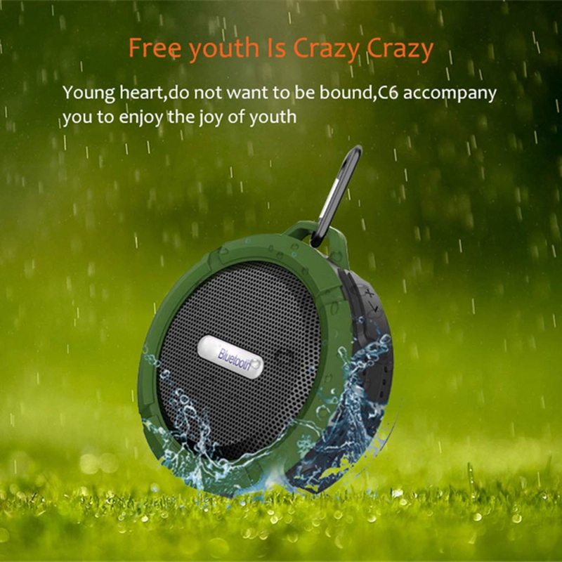 MINI ALTAVOZ BLUETOOTH IMPERMEABLE VENTOSA MUSICA RONDON - 9