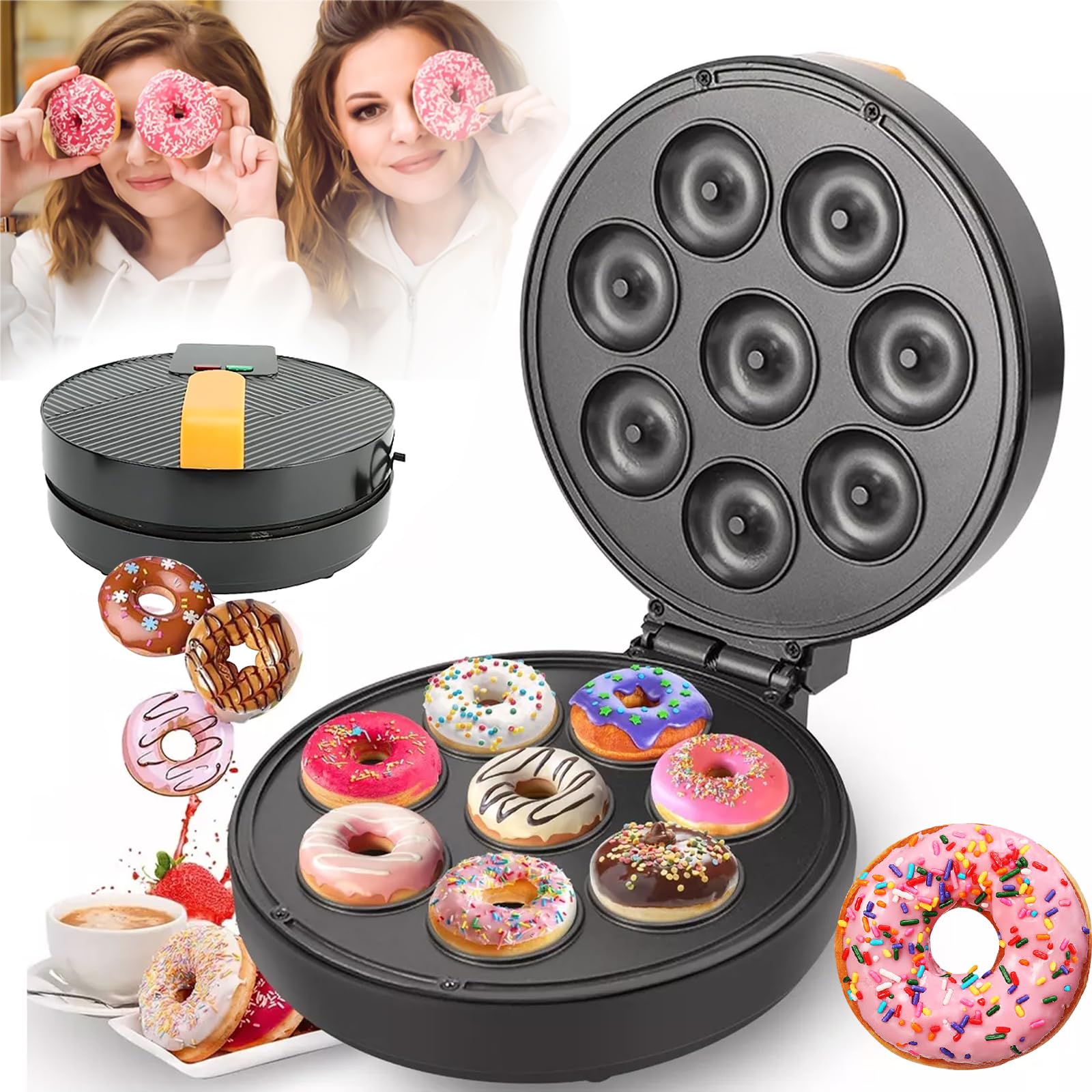 MÁQUINA DONAS AGUJERO DONUTS DOBLE CARA ANTIADHERENTE RONDON - 6