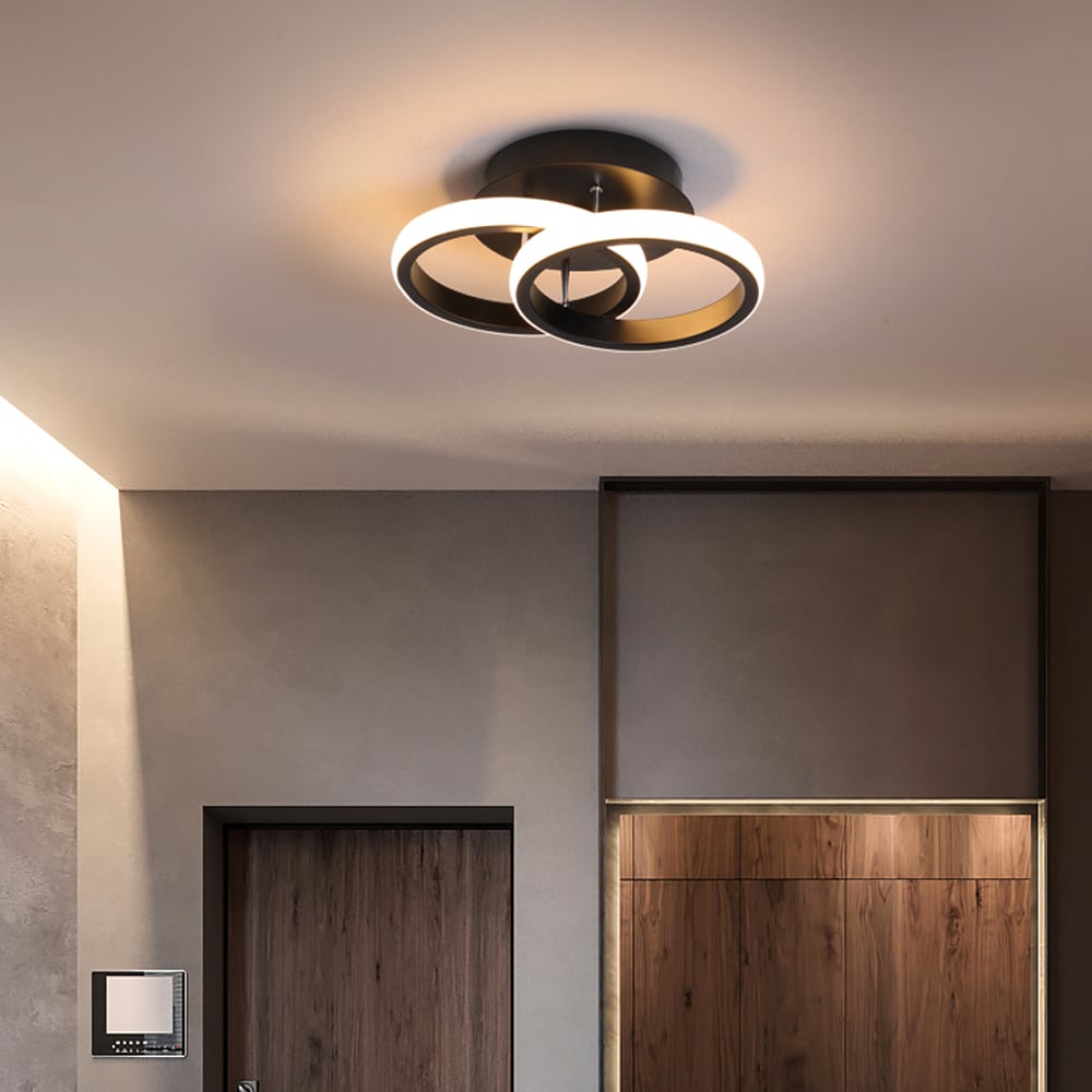 LÁMPARA TECHO LED MODERNA MONTAJE EMPOTRADO LOFT RONDON - 2