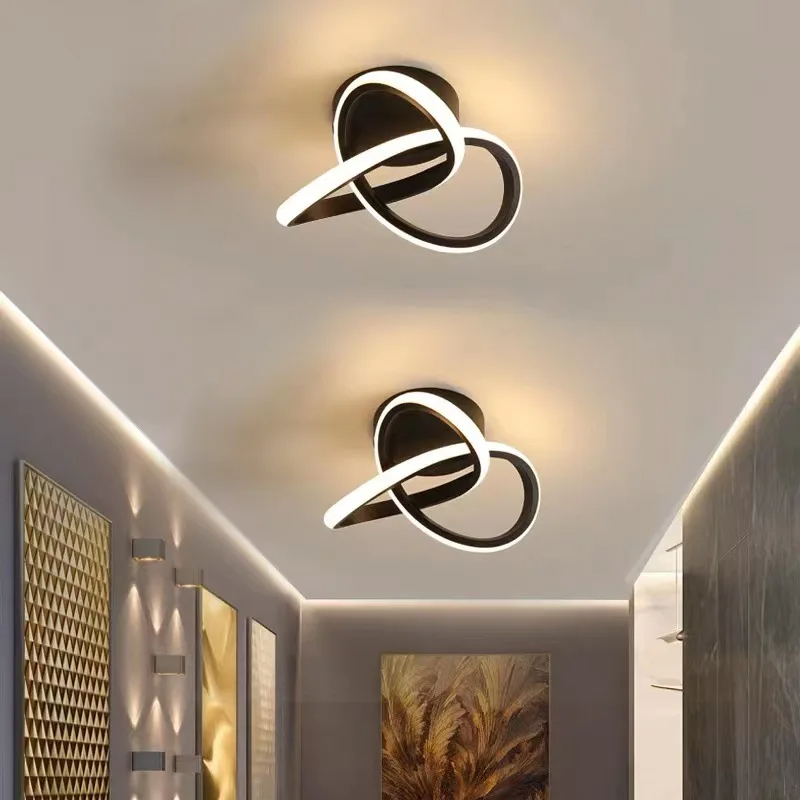 LÁMPARAS TECHO LED MODERNAS PASILLO NÓRDICA CREATIVA RONDON - 6