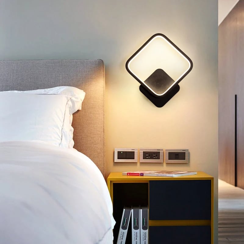 LÁMPARA PARED LED SIMPLE DORMITORIO ILUMINACIÓN RONDON - 3