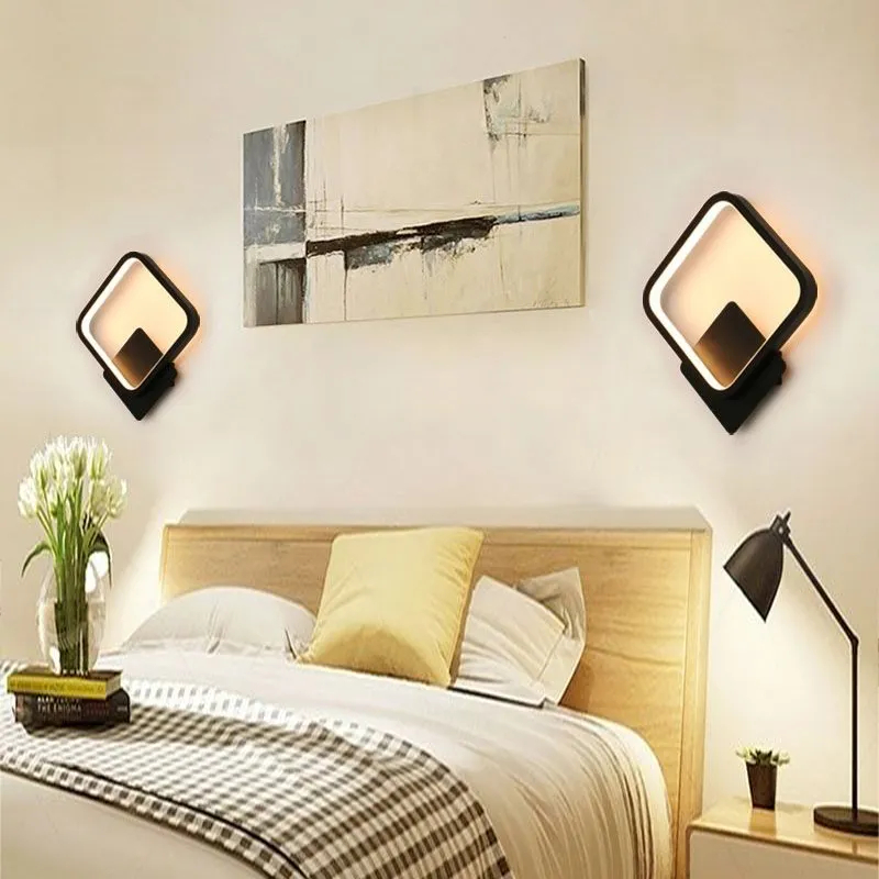 LÁMPARA PARED LED SIMPLE DORMITORIO ILUMINACIÓN RONDON - 6