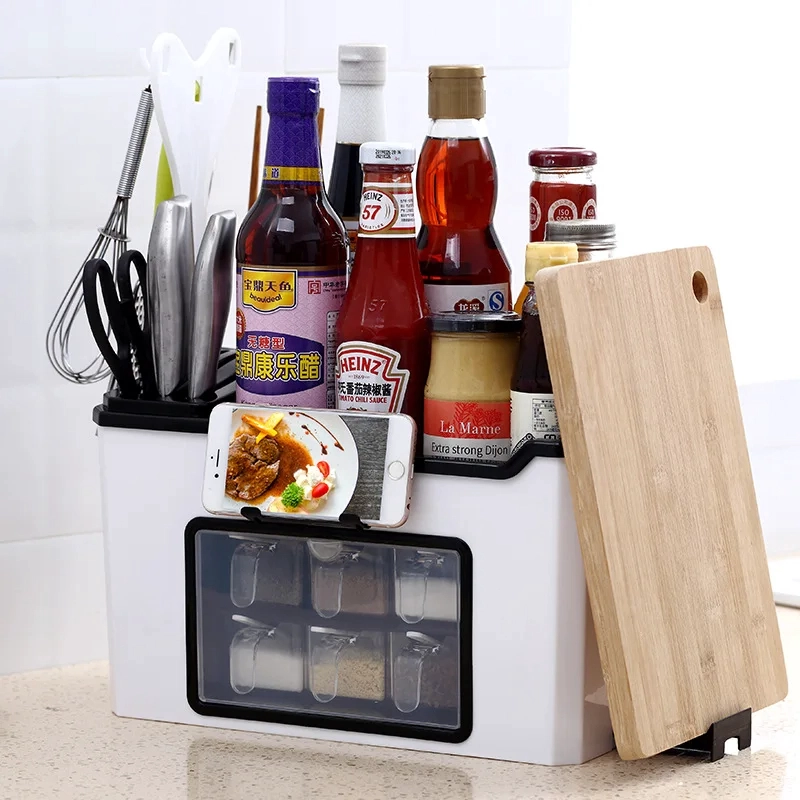 ORGANIZADOR ALMACENAMIENTO ESPECIAS COCINA SOPORTE RONDON - 3