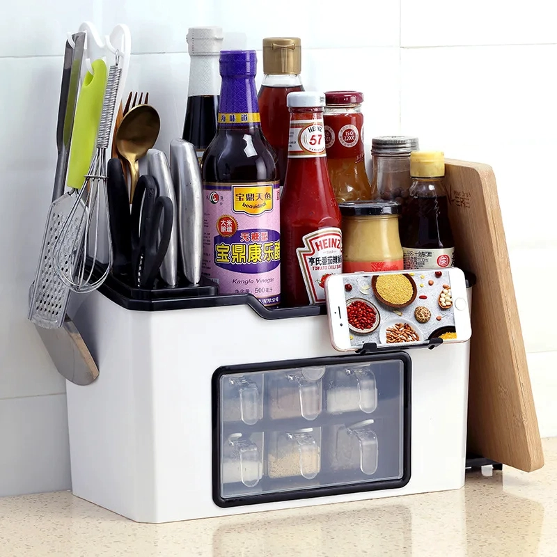 ORGANIZADOR ALMACENAMIENTO ESPECIAS COCINA SOPORTE RONDON - 4