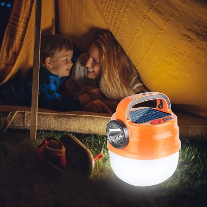LÁMPARA LED 1/4 DE LUZ & DISEÑO NUEVO SOLAR ACAMPAR BOMBILLA NOCTURNA PORTATIL RONDON - 1