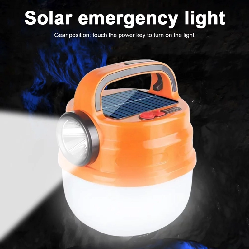 LÁMPARA LED 1/4 DE LUZ & DISEÑO NUEVO SOLAR ACAMPAR BOMBILLA NOCTURNA PORTATIL RONDON - 2