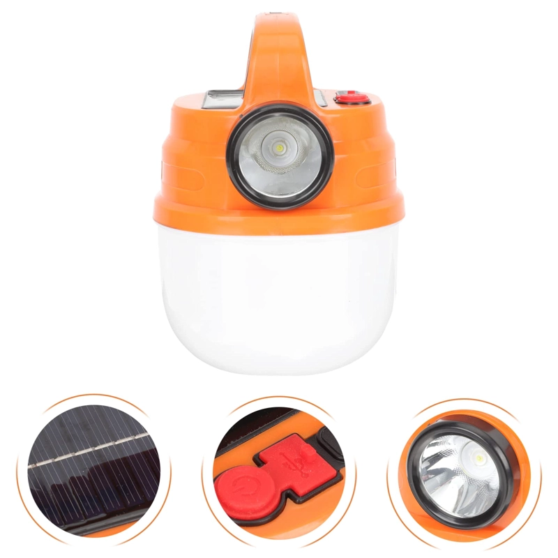 LÁMPARA LED 1/4 DE LUZ & DISEÑO NUEVO SOLAR ACAMPAR BOMBILLA NOCTURNA PORTATIL RONDON - 8