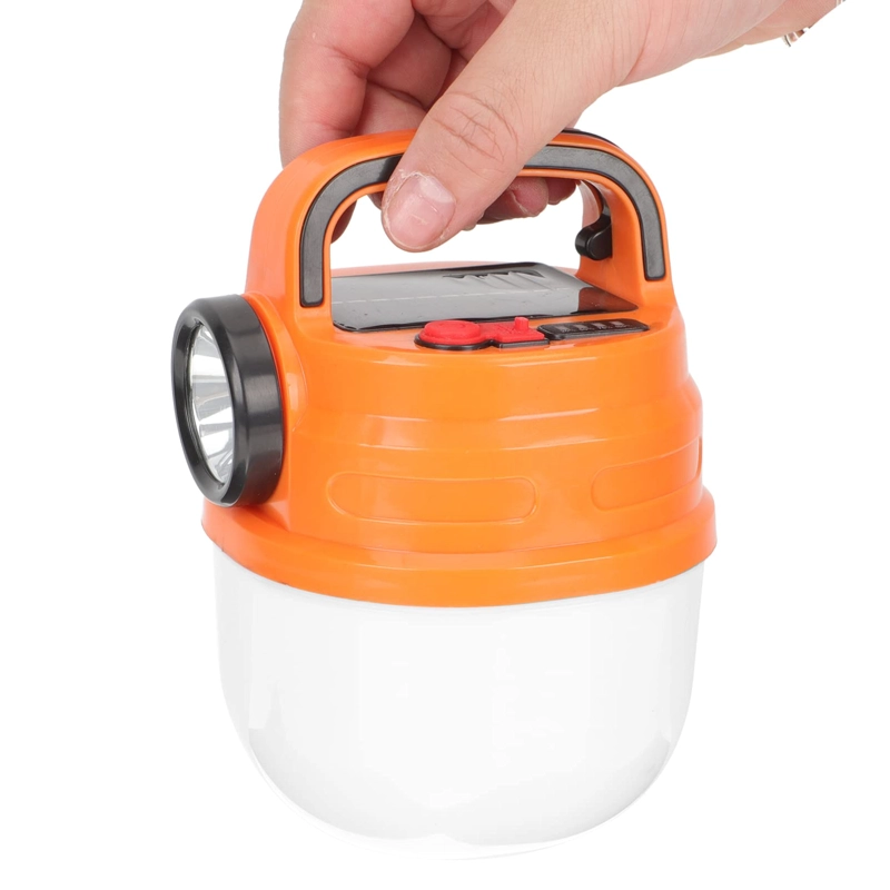 LÁMPARA LED 1/4 DE LUZ & DISEÑO NUEVO SOLAR ACAMPAR BOMBILLA NOCTURNA PORTATIL RONDON - 9