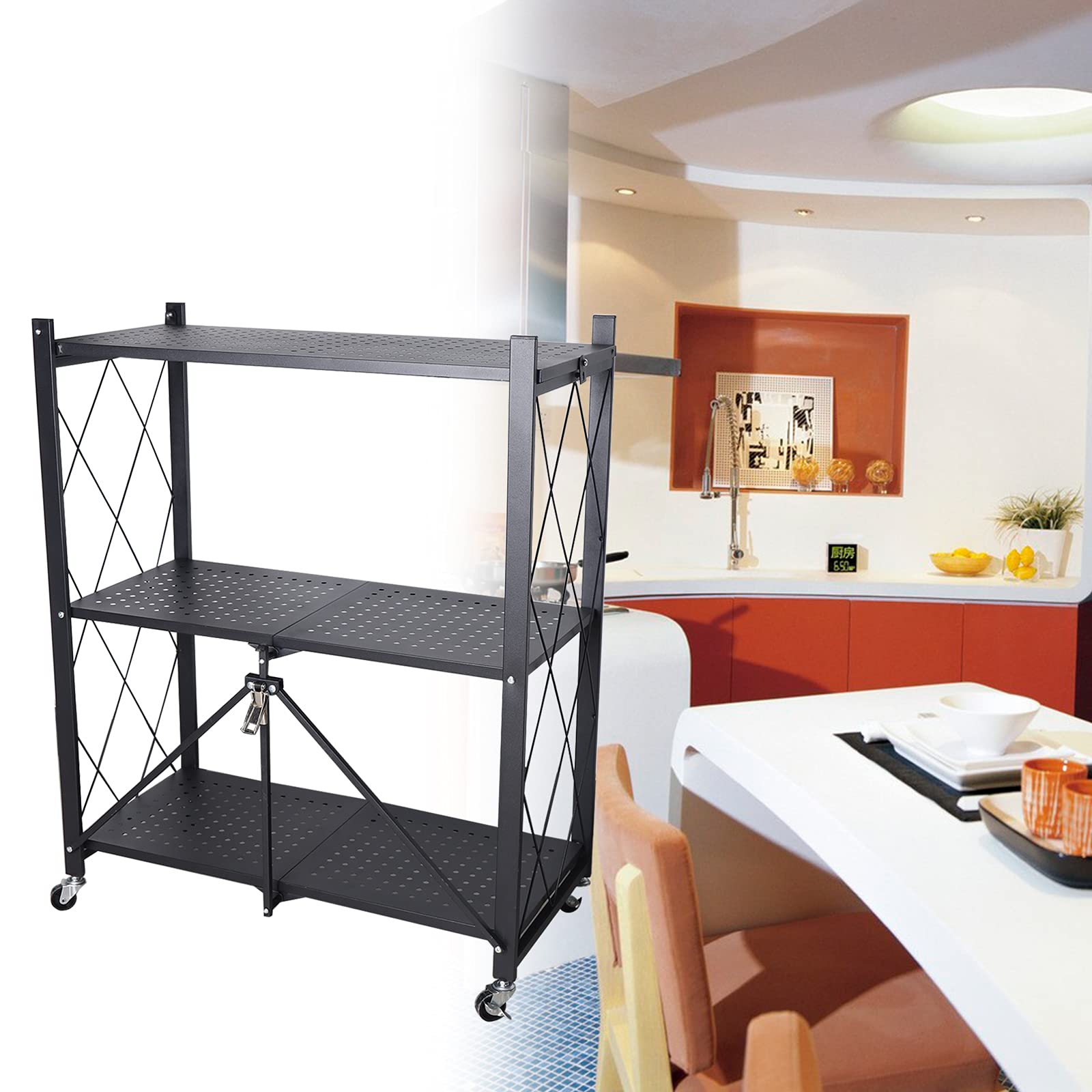 ESTANTE COCINA EXTRAÍBLE ALMACENAMIENTO PLEGABLE RONDON - 7