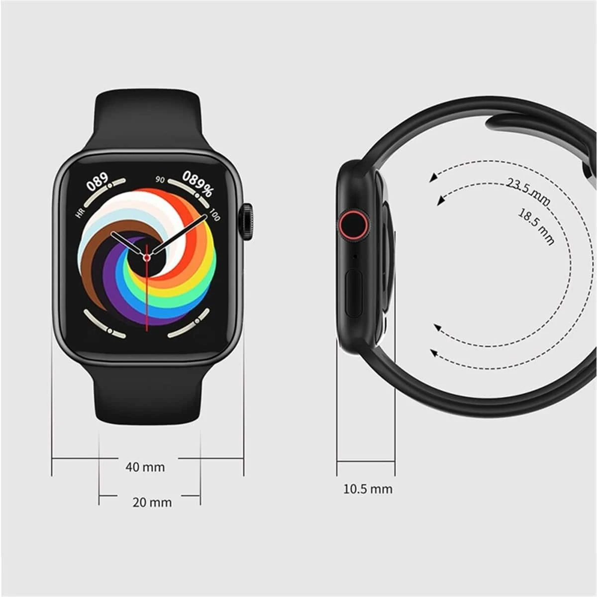 SMARTWATCH RONDON UNISEX DEPORTIVO BLUETOOTH LLAMADA - 1