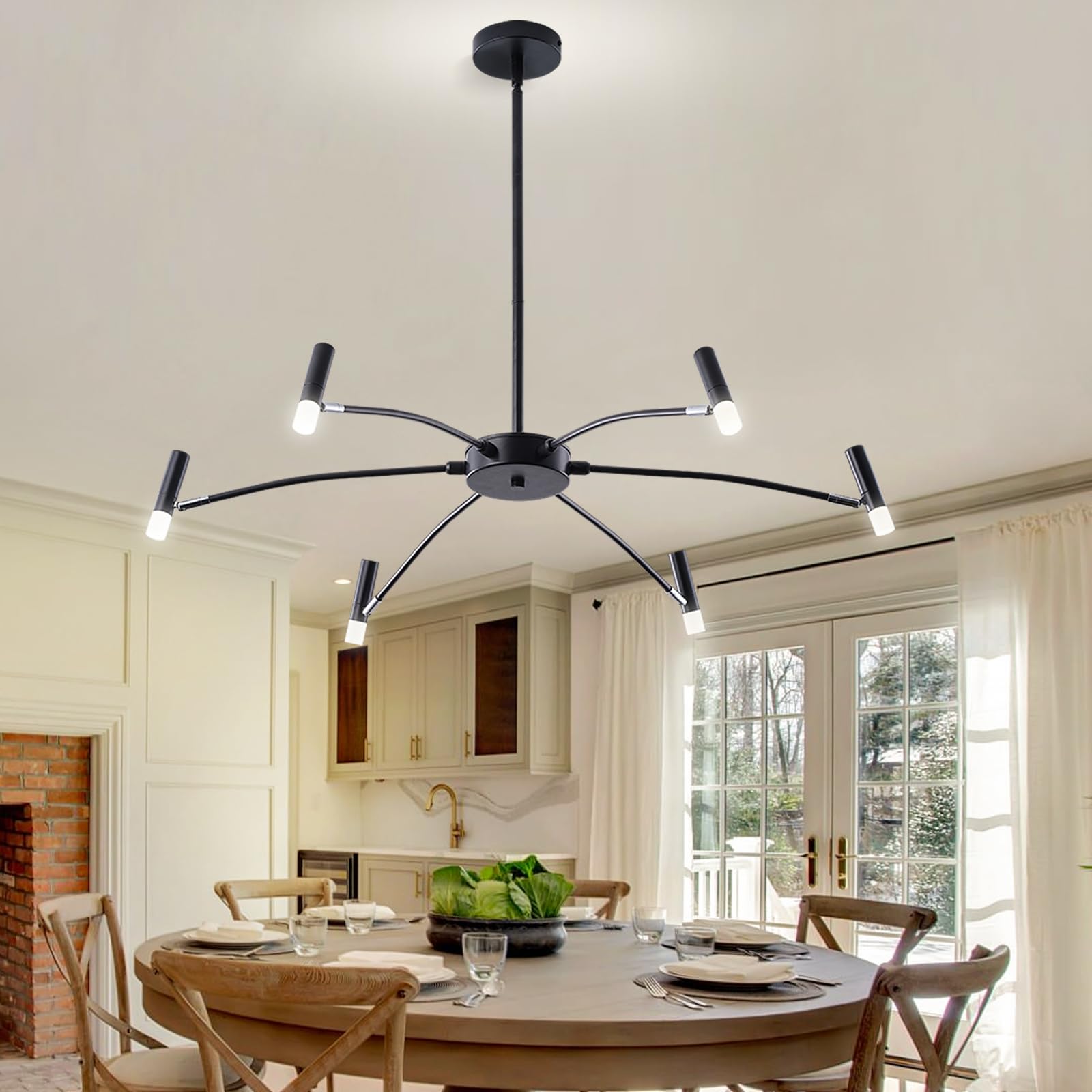 LÁMPARA LED COMEDOR MODERNA COLGAR TECHO SALA RONDON - 3