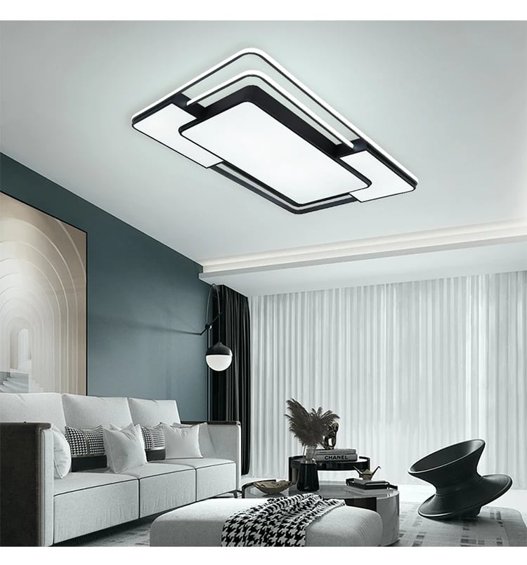 LÁMPARA TECHO INTELIGENTE HOGAR DISEÑO MODERNO RONDON - 3