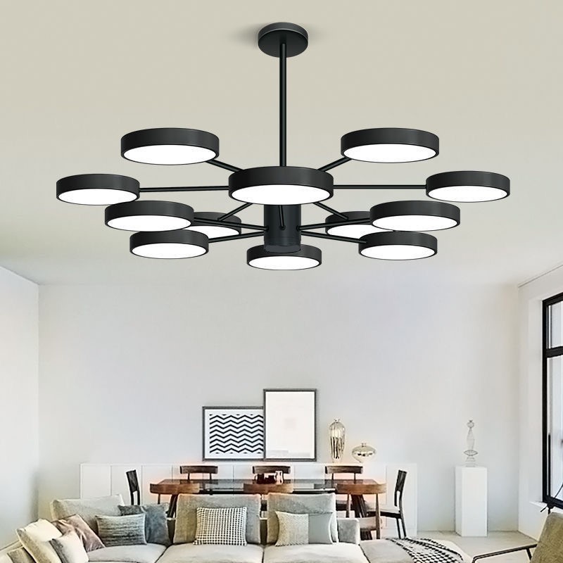 CANDELABROS TECHO LED MODERNO SALA COMEDOR HOGAR RONDON - 1