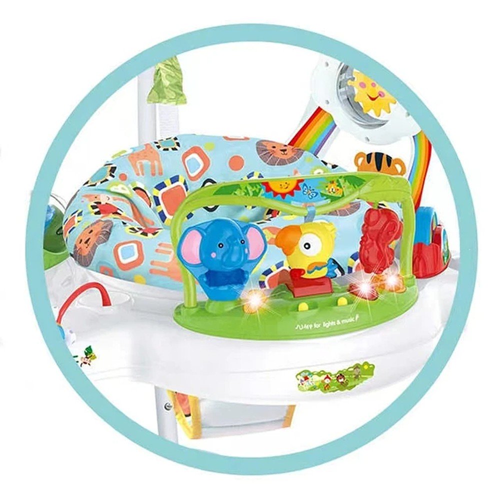CENTRO ACTIVIDADES MODERN BABY SALTARÍN BEBÉ DIDÁCTICA MUSICAL RONDON MULTICOLOR - 5