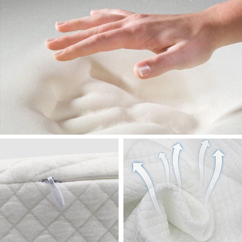 ALMOHADA MODERN BABY DORMIR BEBÉ RECIÉN NACIDO ANTI REFLUJO SUAVE RONDON ALGODÓN MULTICOLOR - 5